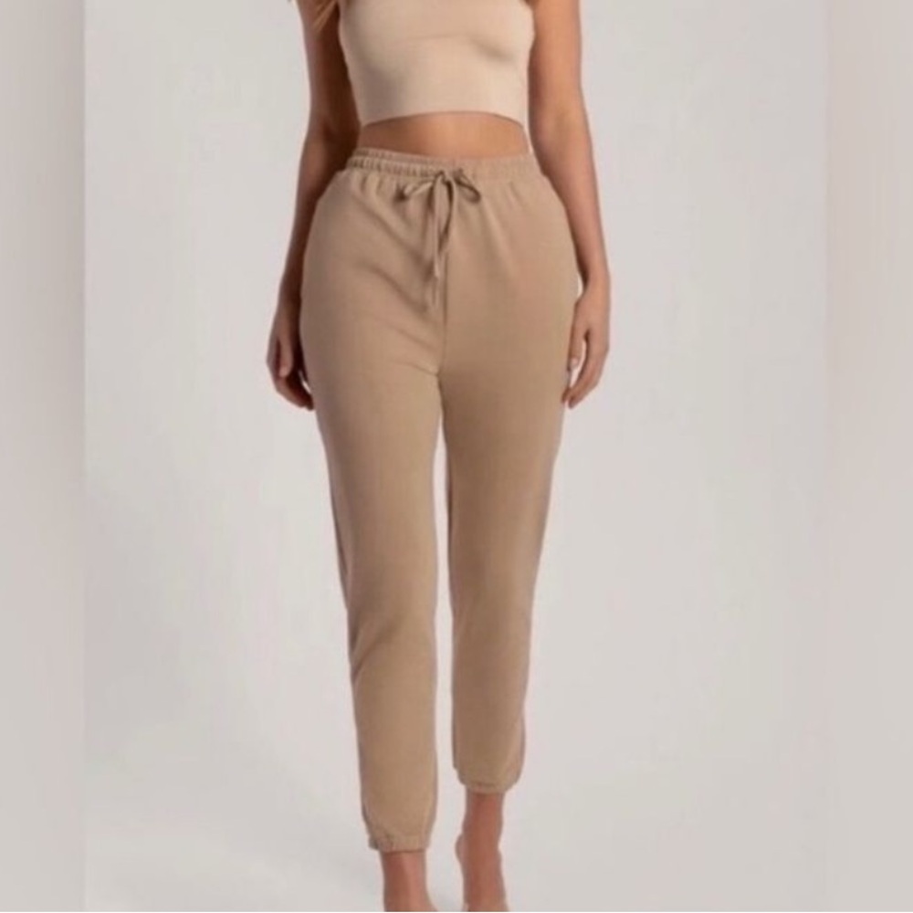 Meshki Tan Joggers